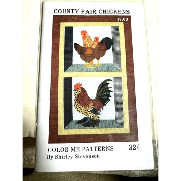 Quilt Pattern County Fair Chickens Color Me Patterns 324 by Shirley Stevenson - Picture 2 of 4